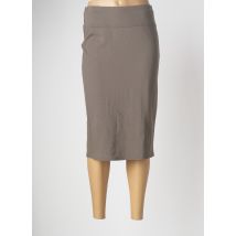 LUCIA - Jupe mi-longue gris en viscose - Femme - Taille 38 - Modz