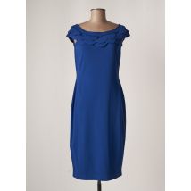 D.EXTERIOR - Robe mi-longue bleu en viscose - Femme - Taille 38 - Modz