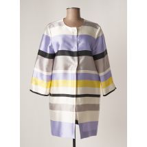 D.EXTERIOR - Manteau long violet en polyester - Femme - Taille 40 - Modz