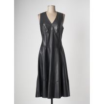 DIXIE - Robe mi-longue noir en polyester pour femme - Taille 36 - Modz