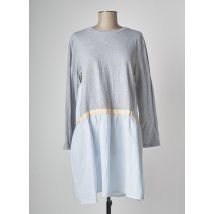 Y.TWO - Robe courte gris en coton - Femme - Taille 36 - Modz