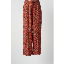 ONLY - Pantalon large rouge en polyester - Femme - Taille 40 - Modz