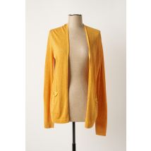 LA P'TITE ETOILE - Gilet manches longues jaune en coton - Femme - Taille 36 - Modz