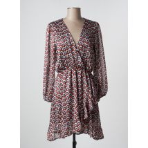 RUE DES ABBESSES - Robe courte marron en polyester - Femme - Taille 38 - Modz