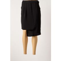 ICHI - Jupe mi-longue noir en polyester pour femme - Taille 38 - Modz