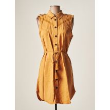 ONLY - Robe courte beige en lyocell - Femme - Taille 36 - Modz