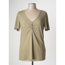 ONLY CARMAKOMA - T-shirt vert en polyester pour femme - Taille 48 - Modz