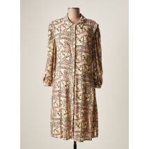 DESIRES - Robe mi-longue beige en viscose - Femme - Taille 36 - Modz