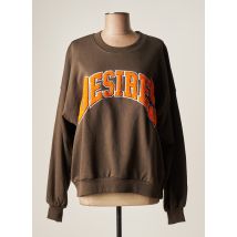 DESIRES - Sweat-shirt marron en coton - Femme - Taille 42 - Modz