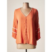 VERO MODA - Chemisier orange en viscose - Femme - Taille 34 - Modz