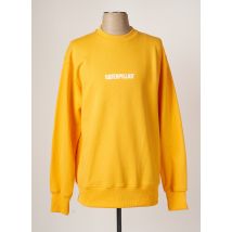CATERPILLAR - Sweat-shirt jaune en coton - Homme - Taille S - Modz