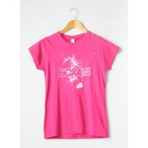 GILDAN - T-shirt rose en coton pour fille - Taille 10 A - Modz