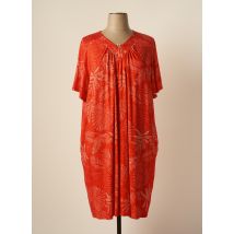 EGATEX - Robe mi-longue orange en viscose - Femme - Taille 46 - Modz