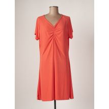 MD'M - Robe mi-longue orange en modal pour femme - Taille 44 - Modz