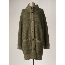 DEVERNOIS - Veste casual vert en acrylique - Femme - Taille 46 - Modz