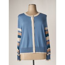 DEVERNOIS GILETS FEMME DE COULEUR BLEU - Grande Taille