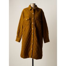 FRNCH - Manteau long vert en polyester - Femme - Taille 40 - Modz