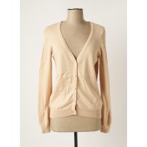 LOLA ESPELETA - Gilet manches longues beige en coton - Femme - Taille 38 - Modz