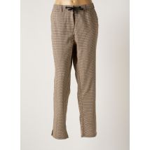LOLA ESPELETA - Pantalon droit marron en polyester - Femme - Taille 42 - Modz