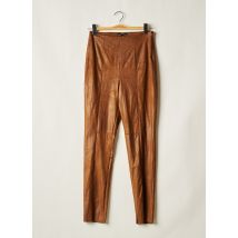 ASTRID BLACK LABEL - Pantalon slim marron en polyester pour femme - Taille 42 - Modz