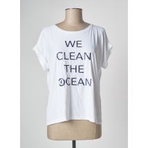 SAVE THE DUCK - T-shirt blanc en nylon pour femme - Taille 34 - Modz