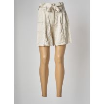 ASTRID BLACK LABEL - Short beige en viscose pour femme - Taille 36 - Modz