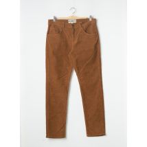 LE FABULEUX MARCEL DE BRUXELLES - Pantalon droit marron en coton - Homme - Taille 40 - Modz