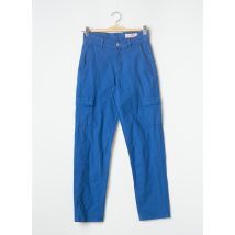 STIEN EDLUND - Pantalon cargo bleu en coton - Femme - Taille 34 - Modz