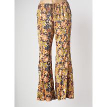 TRAFFIC PEOPLE - Pantalon flare orange en viscose - Femme - Taille 34 - Modz