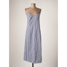 MARGAUX LONNBERG - Robe mi-longue bleu en coton - Femme - Taille 38 - Modz