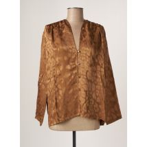 ROSEANNA - Chemisier marron en acetate - Femme - Taille 36 - Modz