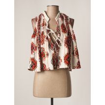 IRO - Top orange en coton - Femme - Taille 40 - Modz