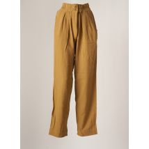 LAURENCE BRAS - Pantalon chino beige en coton - Femme - Taille 36 - Modz