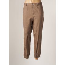 ROSEANNA - Pantalon droit marron en coton - Femme - Taille 40 - Modz