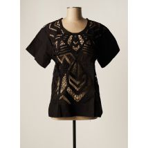 IRO - Top noir en coton - Femme - Taille 38 - Modz