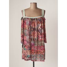 LO! LES FILLES - Tunique manches courtes rose en polyester - Femme - Taille 42 - Modz