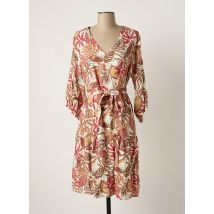 GARCIA - Robe mi-longue rose en viscose - Femme - Taille 38 - Modz