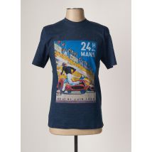 24H LE MANS - T-shirt bleu en coton - Homme - Taille S - Modz