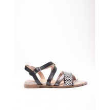 KARSTON - Sandales/Nu pieds noir en cuir - Femme - Taille 41 - Modz