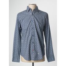 AT.P.CO - Chemise manches longues bleu en coton - Homme - Taille S - Modz
