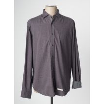 TINTORIA MATTEI 954 - Chemise manches longues rouge en coton - Homme - Taille M - Modz