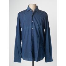 BREUER - Chemise manches longues bleu en coton - Homme - Taille S - Modz