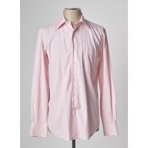 PAL ZILERI - Chemise manches longues rose en coton - Homme - Taille S - Modz