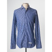 TINTORIA MATTEI 954 - Chemise manches longues bleu en coton - Homme - Taille S - Modz