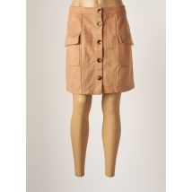 DEELUXE - Jupe courte beige en polyester - Femme - Taille 42 - Modz