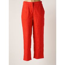 VILA - Pantalon large rouge en coton - Femme - Taille 40 - Modz