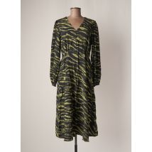 B.YOUNG - Robe mi-longue vert en viscose - Femme - Taille 40 - Modz