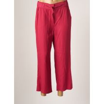 DIANE LAURY - Pantalon 7/8 rose en lyocell - Femme - Taille 40 - Modz