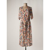 DIANE LAURY - Robe mi-longue beige en polyester - Femme - Taille 40 - Modz
