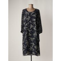 SIGNATURE - Robe mi-longue bleu en polyester pour femme - Taille 44 - Modz